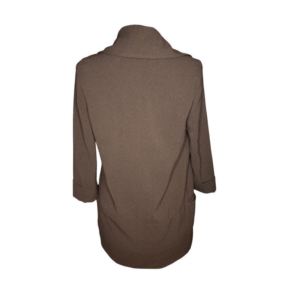 Aritzia Wilfred Women's sz 0 Black Chevalier Open Blazer Jacket - Picture 3 of 9